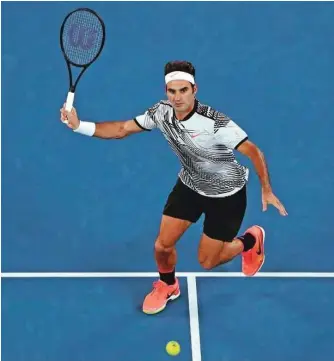  ?? Foto Jason Reed/Reuters ?? ● Roger Federer je v otroštvu treniral vse možne
športe, kar je razširilo njegovo motoriko in ga
utrdilo.