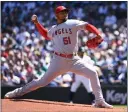  ?? CAEAN CUOTO — THE ASSOCIATED PRESS ?? The Angels’ Jaime Barria allowed two runs in 42⁄3 innings against Seattle in his return to a starting role on Saturday.