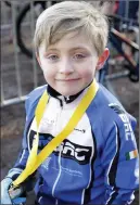  ??  ?? Cian Walsh, winner of the under 8s.