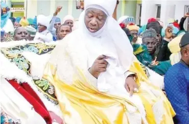  ??  ?? Emir of Ilorin, Alhaji Ibrahim Sulu-Gambari