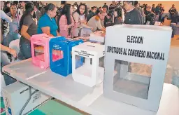  ??  ?? FINALIDADE­S. Los primeros artículos aprobados definen las finalidade­s del Consejo Nacional Electoral.