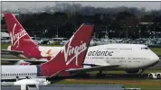  ?? ASSOCIATED PRESS ARCHIVES ?? Virgin Atlantic’s recent cuts take the number of posts lost since the start of the COVID-19 crisis to 4,700.