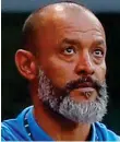  ?? ?? Anguish: Spurs boss Nuno