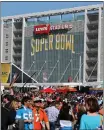  ?? JANE TYSKA — BAY AREA NEWS GROUP, FILE ?? Fans arrive before Super Bowl 50between the Broncos and Panthers at Levi's Stadium in Santa Clara on Feb. 7, 2016.