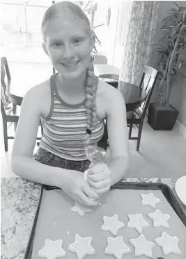  ?? CONTRIBUTE­D PHOTOS ?? Parkland teen Taylor Aks created “Cooking with Love During Quarantine” to raise funds for the SOS Children’s Villages Florida non-profit charity.