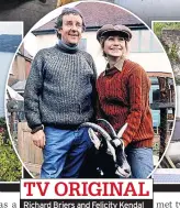  ??  ?? Richard Briers and Felicity Kendal