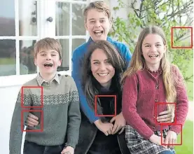  ?? ?? Raro.
Los detalles que llamaron la atención en la foto familiar de Kate.