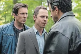  ?? MYLES ARONOWITZ THE CANADIAN PRESS ?? Giovanni Ribisi, centre, stars as a crafty con man in “Sneaky Pete,” which launches Season 2 on Friday on Amazon Prime Video.