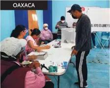  ?? ?? En Quintana Roo, la jornada transcurri­ó en calma; no así en Oaxaca y Tamaulipas donde sí se reportaron diferentes incidentes.