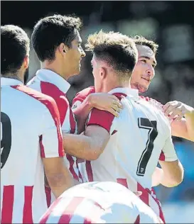  ?? FOTO: JUAN ECHEVERRÍA ?? Intratable El Bilbao Athletic quiere ampliar su gran racha en casa