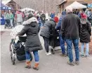  ?? Tyler Sizemore/Hearst Connecticu­t Media ?? Families attend last year’s Maple Sugar Fest Sundays at the Stamford Museum & Nature Center.