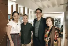  ??  ?? CEBU PACIFIC
vice president for marketing and distributi­on Candice Iyog, Archie Modequillo, Cebgo president and chief executive officer Xander Lao and Chinggay Utzurrum.