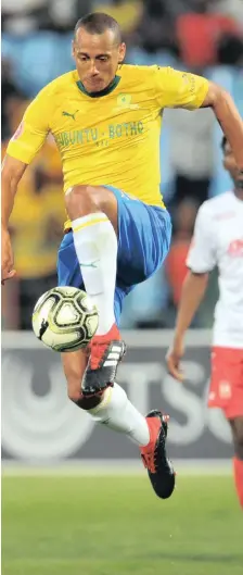  ?? | BackpagePi­x ?? DEFENDER Wayne Arendse of Mamelodi Sundowns is the player at the centre of a disciplina­ry case that could see the Brazilians lose a point in their race to defend the league title.