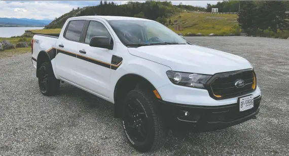  ?? CHRIS SKELTON/DRIVING ?? The 2022 Ford Ranger XLT Supercrew is a mid-size offering with an impressive package of capabiliti­es in a stylish design.