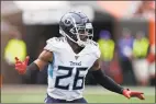  ?? Ron Schwane / Associated Press ?? Free-agent cornerback Logan Ryan set career highs with 105 total tackles, 18 passes defensed and 41⁄2 sacks to go along with four intercepti­ons last season, but Tennessee chose to move on.