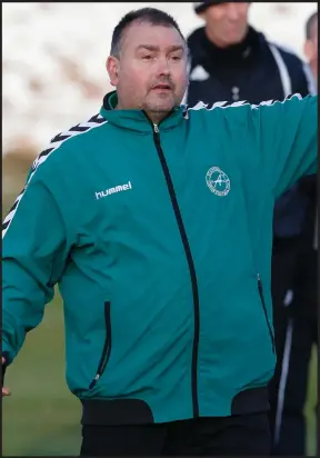  ??  ?? Wise man in the east... James McKenna has taken over the dugout reins at Shettlesto­n