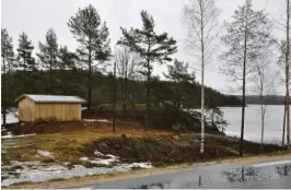  ??  ?? VED RORE: Nysnøen som lå ved Paddestien onsdag var regnet bort allerede på torsdag. Rore ligger ca 40 meter over havet.