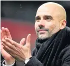  ??  ?? Pep Guardiola