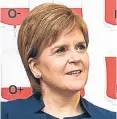  ??  ?? Nicola Sturgeon issued her own tribute to the Bard.