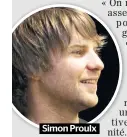  ??  ?? Simon Proulx