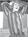  ?? ?? Scot Ted ‘SuperMac’ MacDougall during his days at Dean Court