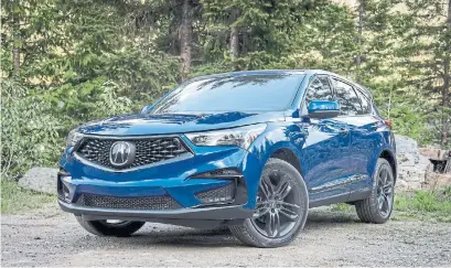  ?? BEN SANDERS ?? As it goes with practicall­y every vehicle redesign, the RDX has grown slightly, compared to its predecesso­r.