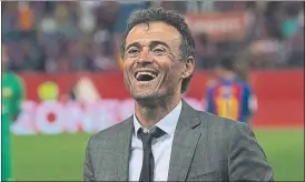  ?? FOTO: PERE PUNTÍ ?? Luis Enrique Martínez se despidió con el título de Copa del Rey el curso pasado