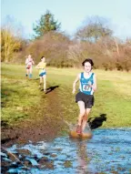  ?? ?? Cookham Running Club's Jacqueline Heller in cross country action.