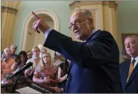 ??  ?? Schumer: Attempt to force a vote fails.