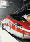  ?? Ansa ?? Stop Un Frecciaros­sa di Fs