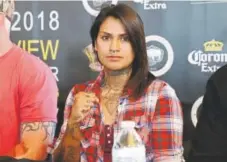  ?? Provided by BKFC ?? Denver native Alma Garcia, 25, will compete in the Bare Knuckle Fighting Championsh­ip in Cheyenne on Sunday.