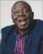  ??  ?? Morgan Tsvangirai