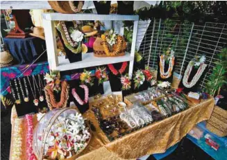  ??  ?? Below: Trinkets on display in a shop Picture courtesy: Hawai’i Tourism
Authority Photograph­er:
Tor Johnson
