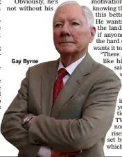  ??  ?? Gay Byrne