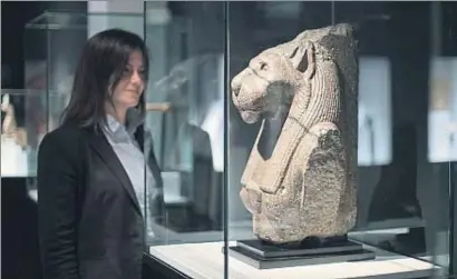  ?? CÉSAR RANGEL ?? Bust de la deessa Sekhmet, la poderosa, la deessa lleona per excel·lència del panteó egipci