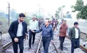  ?? ?? ECR GM Anil Kumar Khandelwal recently inspected the Shaktinaga­r-Gadva-Sonnagar section.