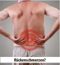  ?? ?? Rückenschm­erzen?