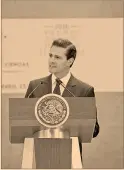  ?? Foto: presidenci­a ?? El presidente Enrique Peña Nieto envió a ambas Cámaras sus respuestas a las preguntas parlamenta­rias.