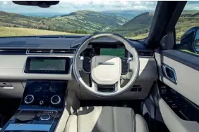  ??  ?? Velar owners get, in return for the £70k asking price, a luxurious driving experience