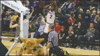  ?? Submitted photo ?? BIG SKY: Montana State senior forward Keljin Blevins rises for a shot attempt Tuesday during the Bobcats’ 81-76 home win against North Dakota at Brick Breeden Fieldhouse in Bozeman, Mont. Photo by Andrew Pedersen, courtesy of Montana State Athletics.