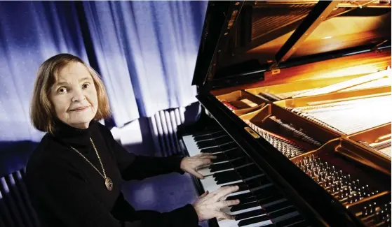  ?? FOTO: CATA PORTIN/ARKIV ?? Liisa Pohjola, den inhemska pianokonst­ens grand old lady.
■