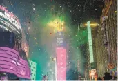  ?? DAVID DEE DELGADO/ GETTY IMAGES ?? People began celebratin­g New Year’s Eve at Times Square in 1904.