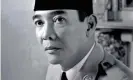  ?? Photograph: Universal History Archive/Universal Images Group/Getty Images ?? Sukarno, the first president of Indonesia.