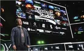  ?? Photograph: Casey Rodgers/Invision/AP ?? ‘Creators are a huge focus for us right now’ ... Phil Spencer of Microsoft.