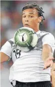  ??  ?? ► Leroy Sané no irá al Mundial con Alemania.