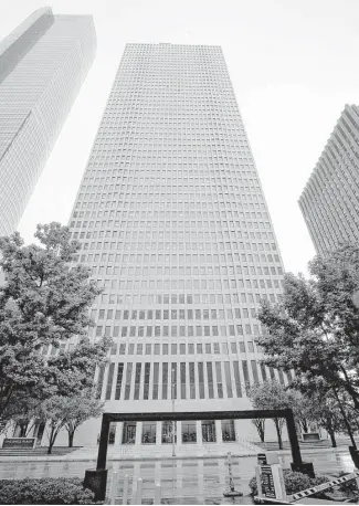  ?? Houston Chronicle file ?? The largest sublease transactio­n last year was NRG Energy’s lease at One Shell Plaza downtown.