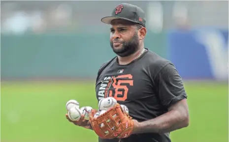  ?? SERGIO ESTRADA, USA TODAY SPORTS ?? “If it’s up to me, I’d stay here the rest of my career,” Pablo Sandoval said about returning to the Giants.