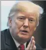  ??  ?? DONALD TRUMP: UK may have to place less reliance on US under the president’s administra­tion.