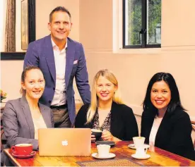  ?? Photo / Dean Taylor ?? Red Bricks Real Estate and Rentals team, from left: Jamie Armstrong, Rupert Bain, Stevie Bain and Diana Manutai-Esau.