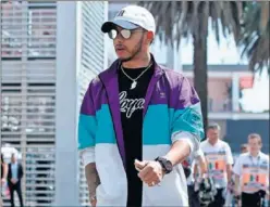  ??  ?? Lewis Hamilton en México.